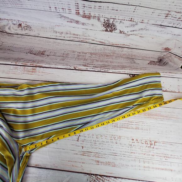 ASTR the Label V-Neck Wrap Top Jumpsuit S Moss Green Sleeveless Wrap Beach NWT - Picture 15 of 15